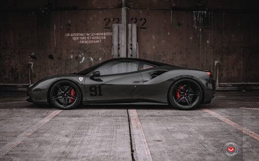 Vossen EVO-1 Wheel Set for Ferrari 488 - Gloss Black