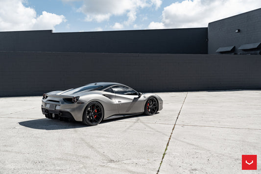 Vossen HF-5 Wheel Set for Ferrari 488 - 21 Inch - Satin Black