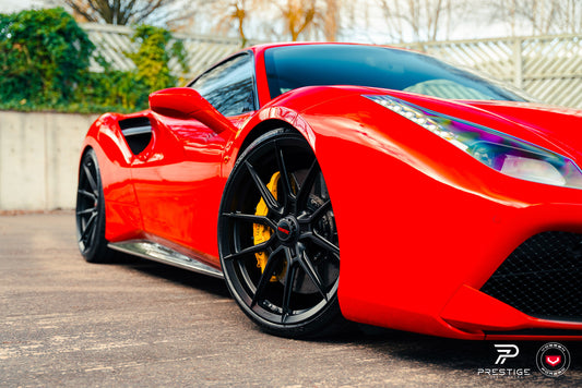 Vossen NF10 Wheel Set for Ferrari 488 - 21 Inch - Gloss Black