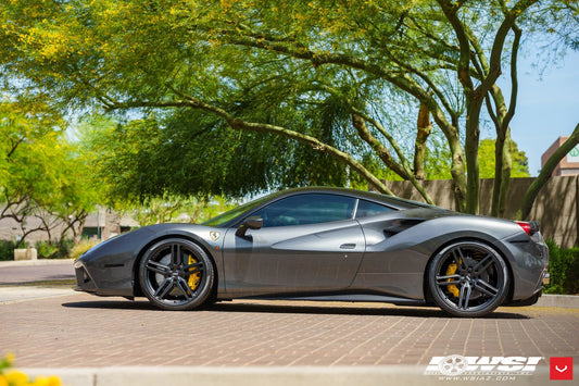 Vossen HF-1 Wheel Set for Ferrari 488 - Satin Black