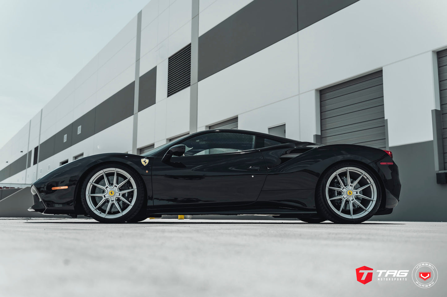 Vossen NF10 Wheel Set for Ferrari 488 - 21 Inch - Gloss Clear