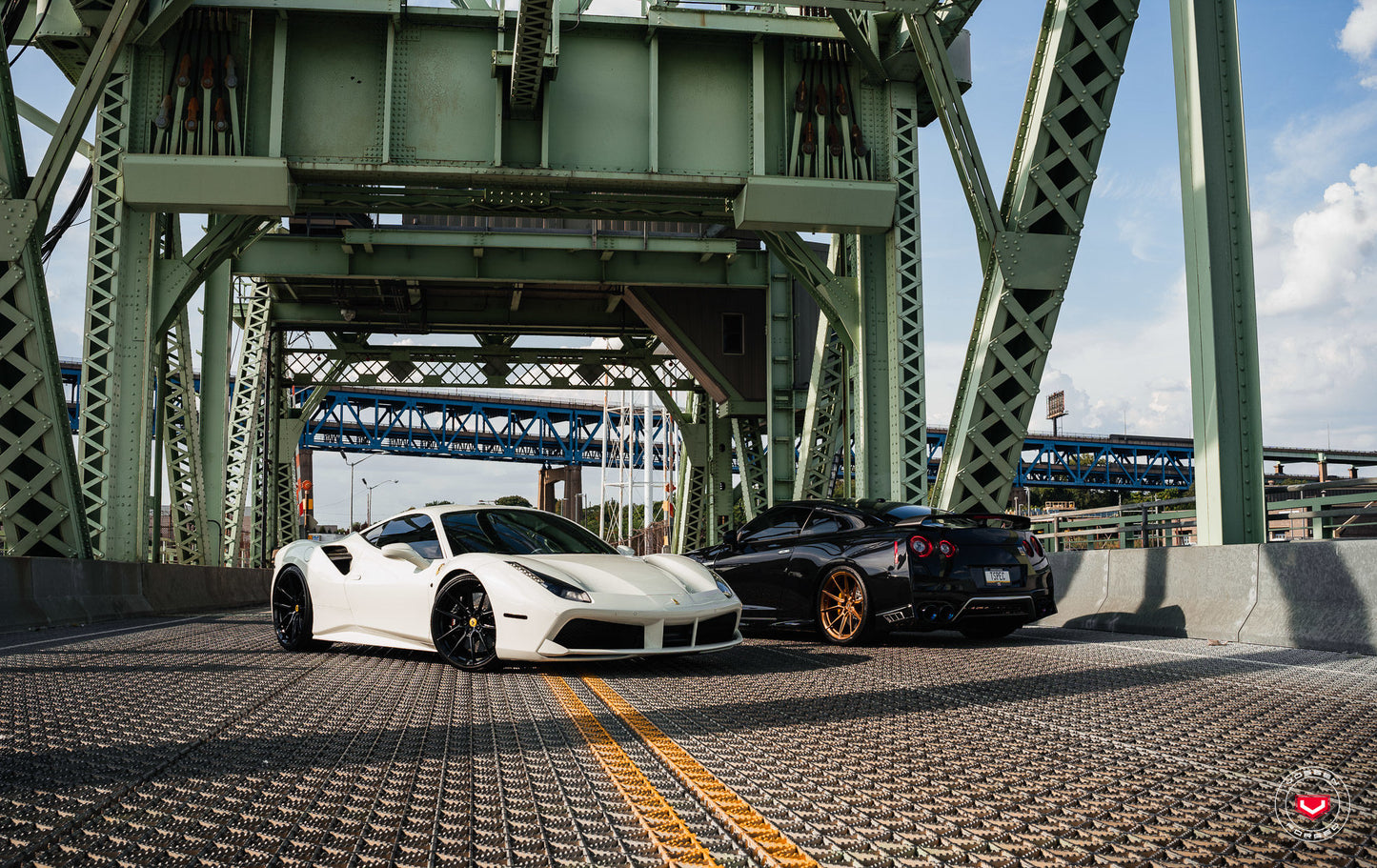 Vossen NF9 Wheel Set for Ferrari 488 - Gloss Black