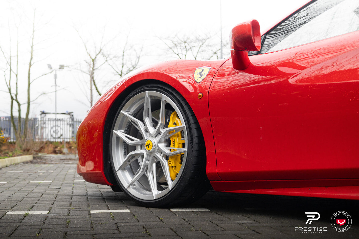 Vossen NF11 Wheel Set for Ferrari 488 - 21 Inch - Gloss Clear