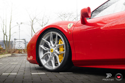 Vossen NF11 Wheel Set for Ferrari 488 - 21 Inch - Gloss Clear