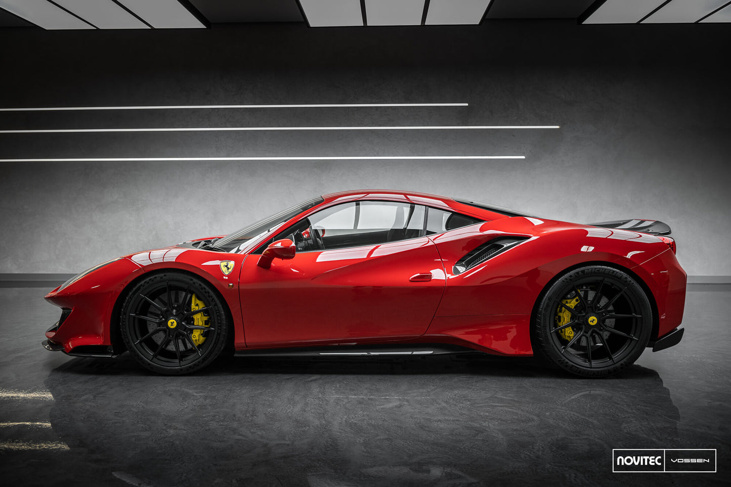 Vossen NF10 Wheel Set for Ferrari 488 - 20 Inch - Satin Black