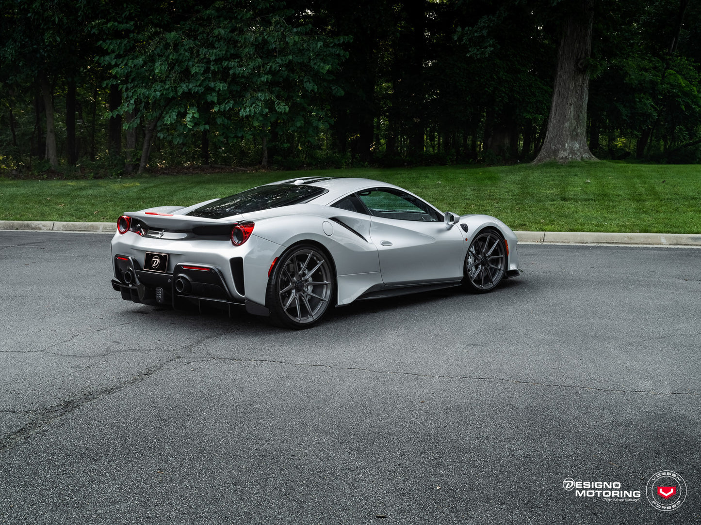 Vossen NF10 Wheel Set for Ferrari 488 - 21 Inch - Dark Smoke