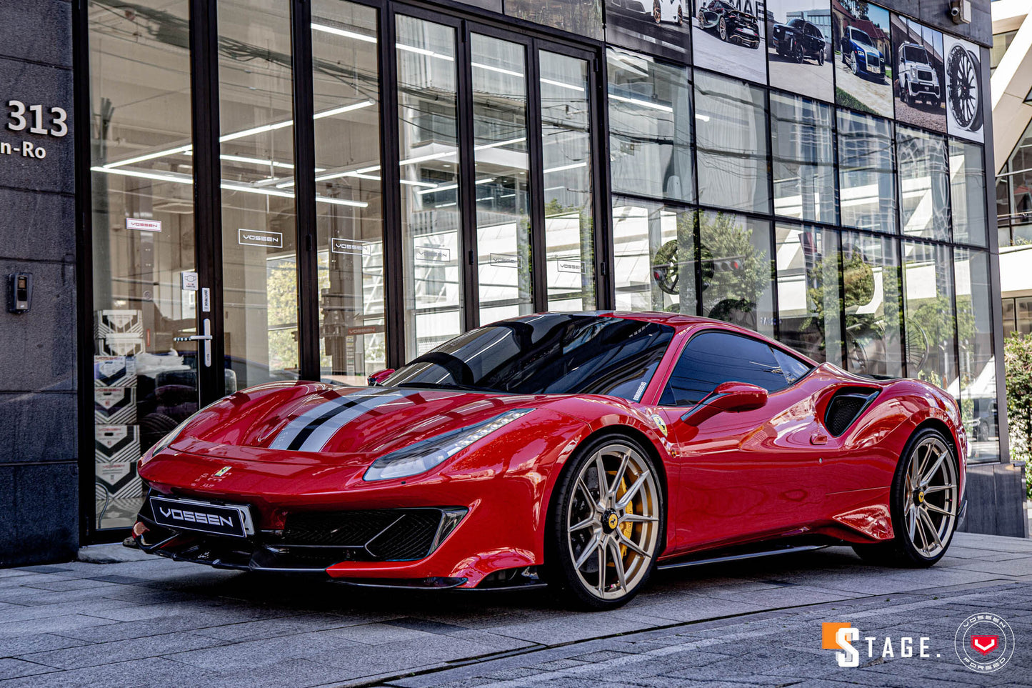 Vossen NF10 Wheel Set for Ferrari 488 - 21 Inch - Patina Gold