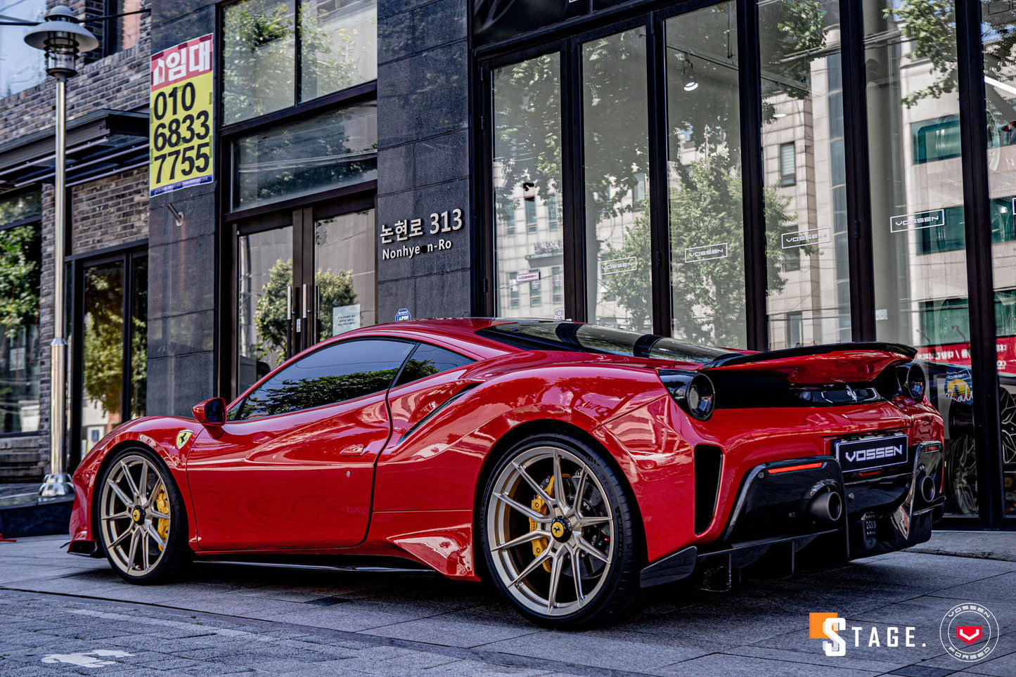 Vossen NF10 Wheel Set for Ferrari 488 - 21 Inch - Patina Gold