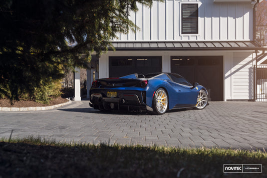 Vossen NF10 Wheel Set for Ferrari 488 - 20 Inch - Gloss Clear brushed