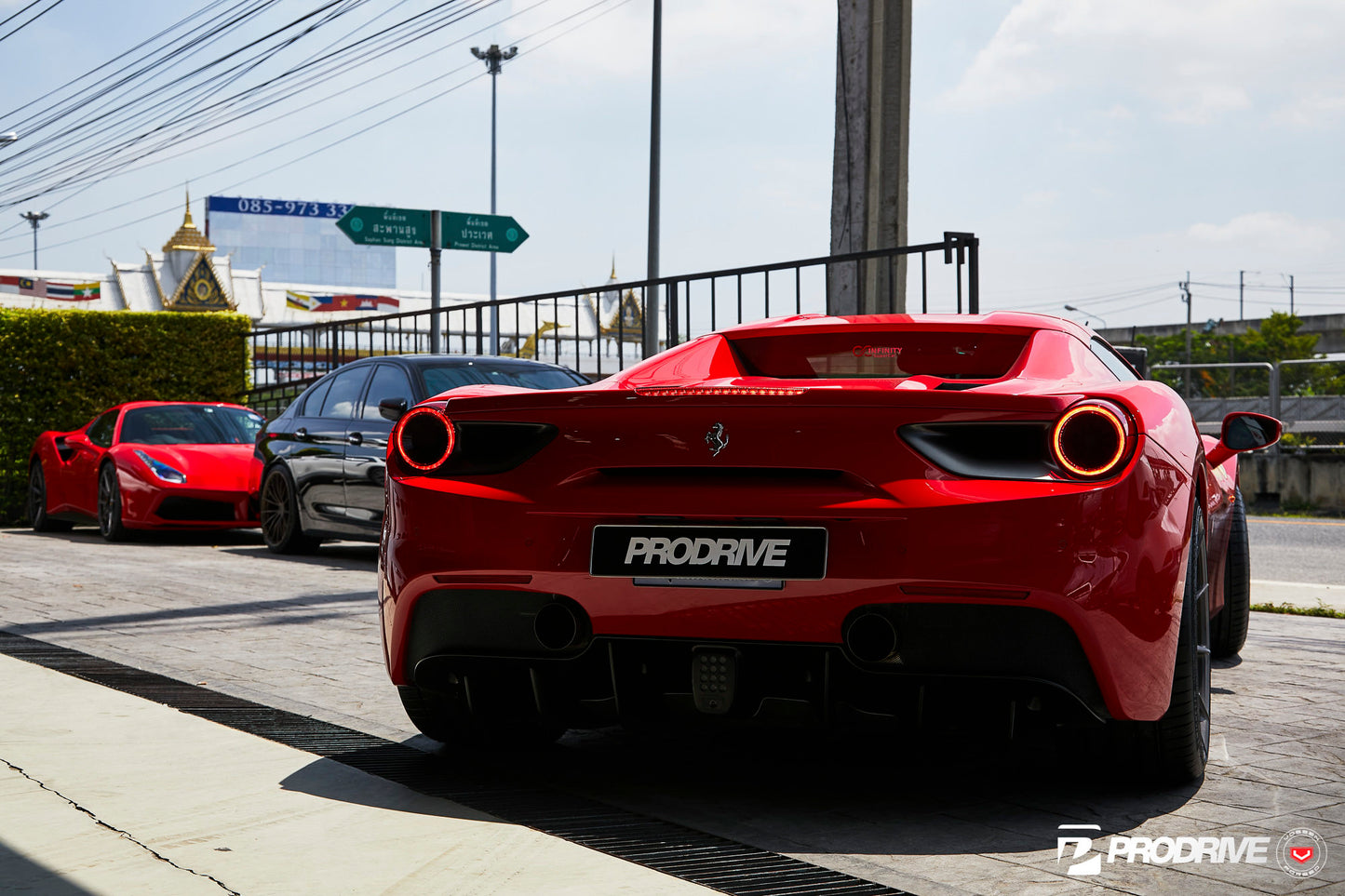 Vossen EVO-2 Wheel Set for Ferrari 488 - 20 Inch - Stealth Grey