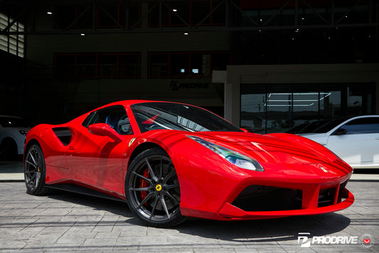 Vossen EVO-2 Wheel Set for Ferrari 488 - 20 Inch - Dark Smoke