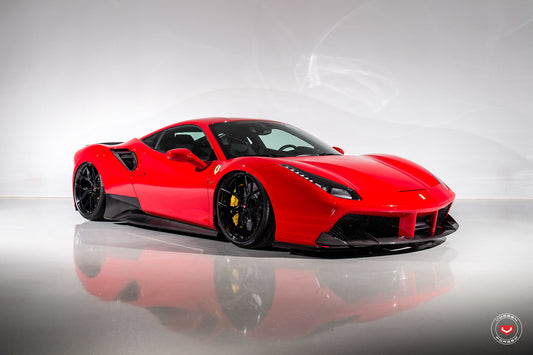 Vossen S21-01 Wheel Set for Ferrari 488 - 21 Inch - Gloss Black