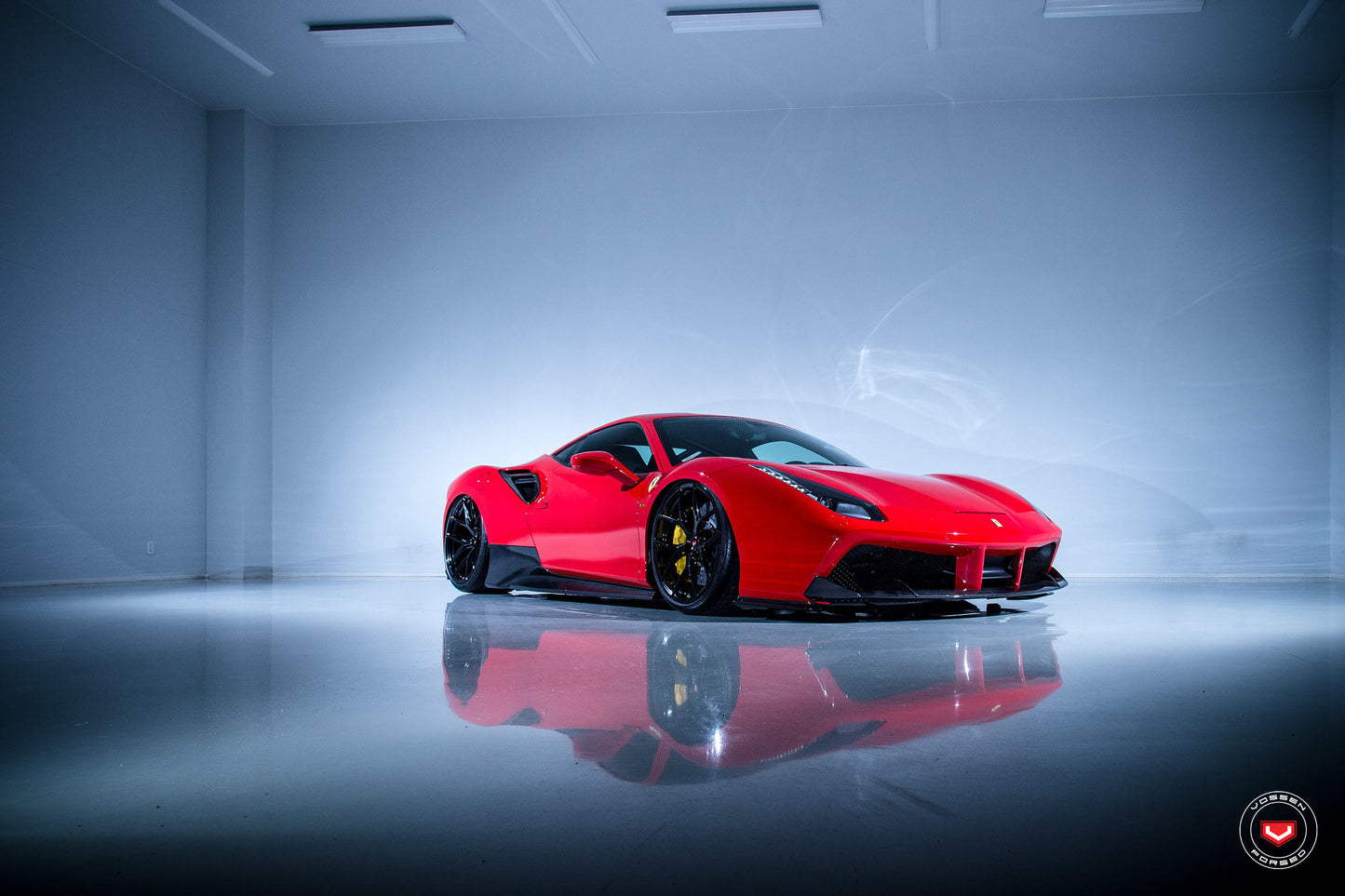 Vossen S21-01 Wheel Set for Ferrari 488 - 21 Inch - Gloss Black