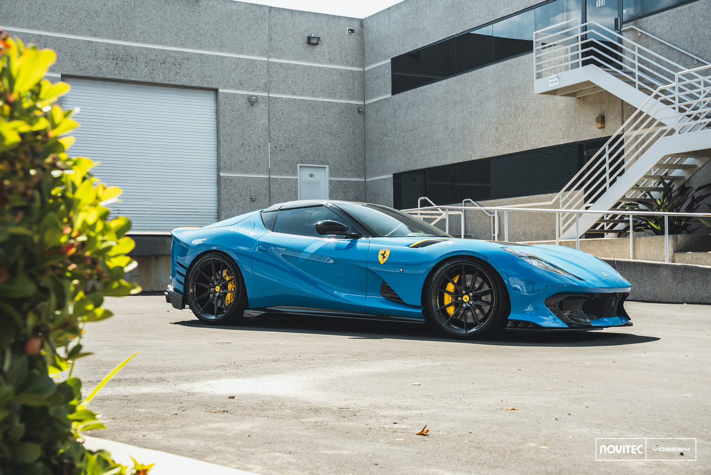 Vossen NF9 Wheel Set for Ferrari 812 Superfast - 21 Inch - Gloss Black