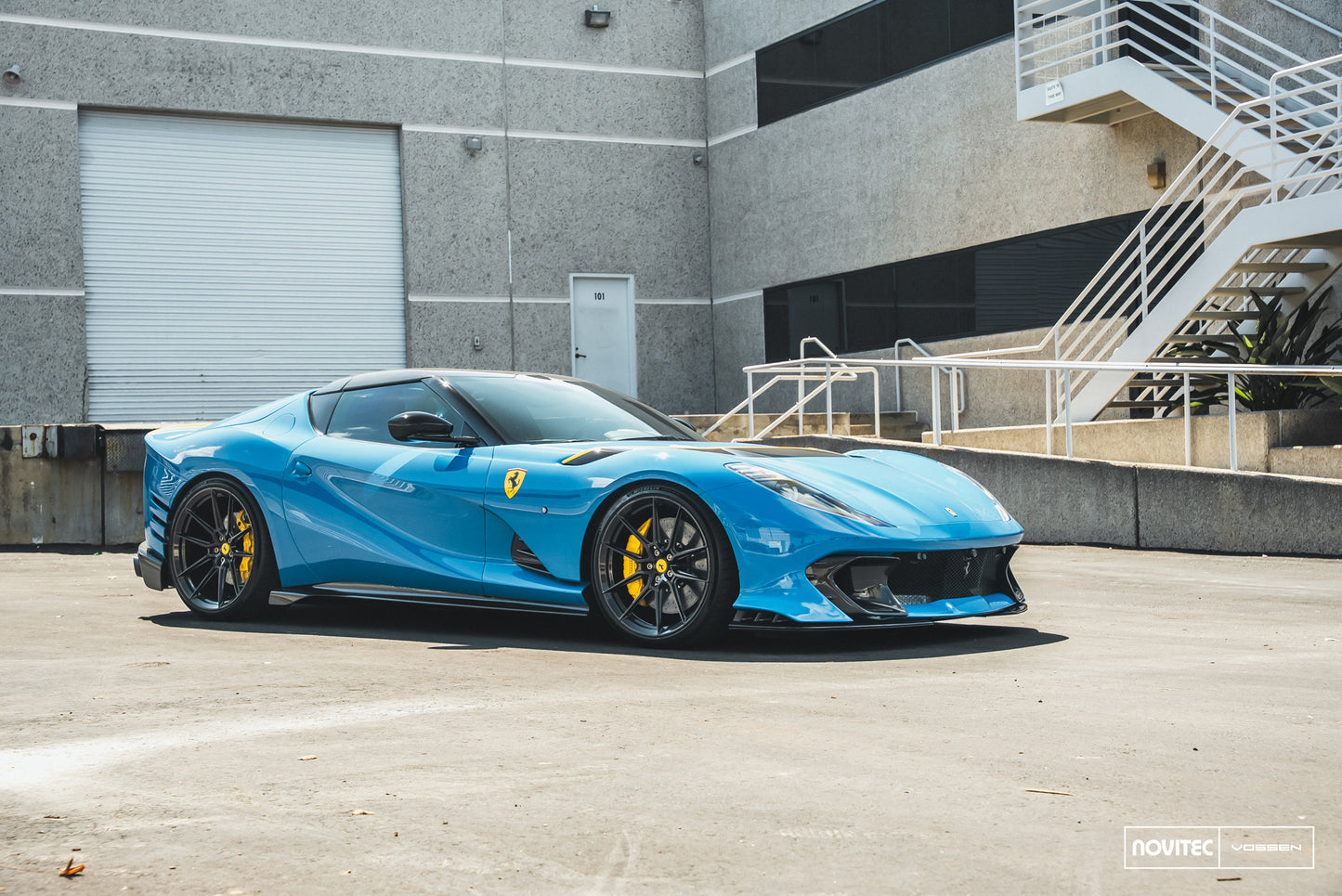 Vossen NF9 Wheel Set for Ferrari 812 Superfast - 21 Inch - Gloss Black