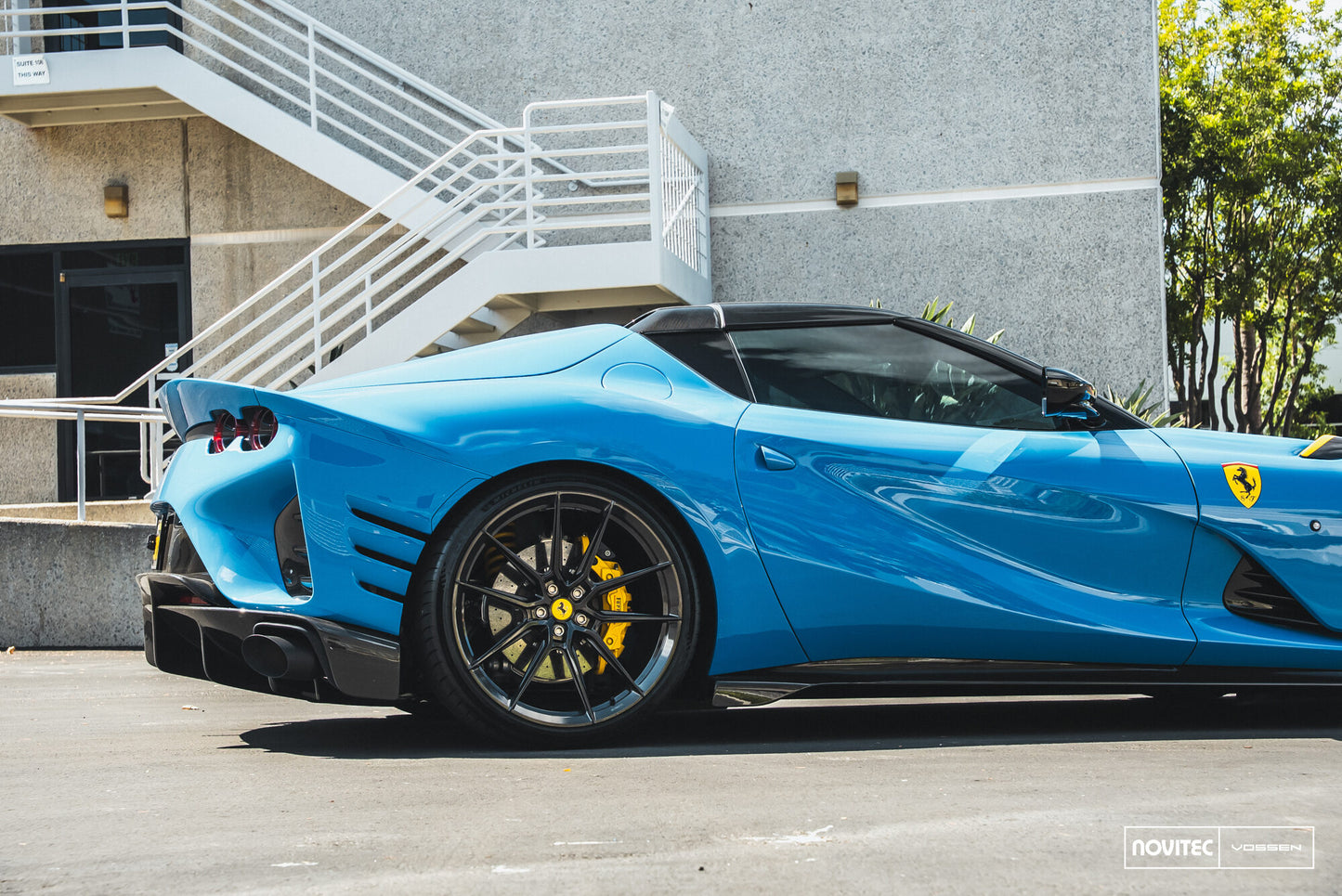 Vossen NF9 Wheel Set for Ferrari 812 Superfast - 21 Inch - Gloss Black