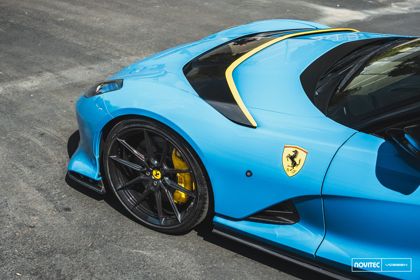 Vossen NF9 Wheel Set for Ferrari 812 Superfast - 21 Inch - Gloss Black
