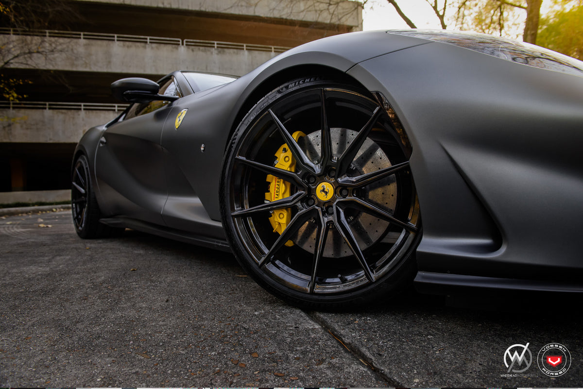 Vossen EVO-2 Wheel Set for Ferrari 812 Superfast - Gloss Black