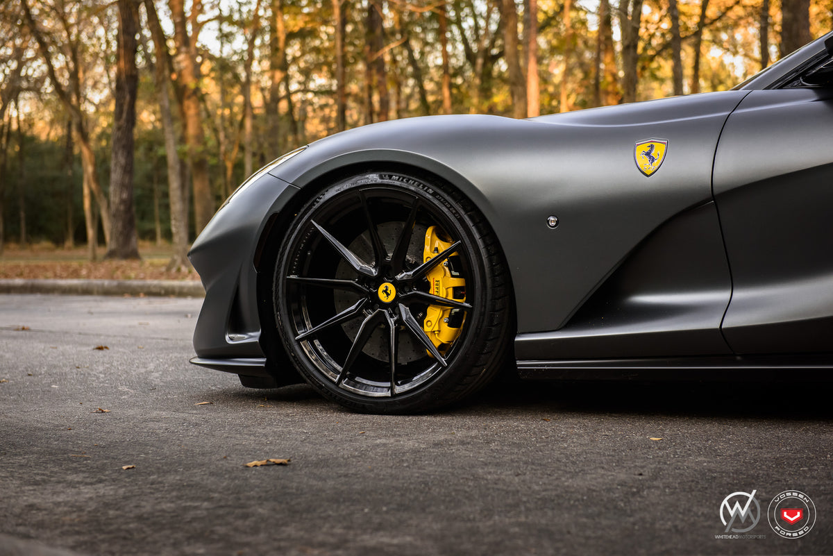 Vossen EVO-2 Wheel Set for Ferrari 812 Superfast - Gloss Black