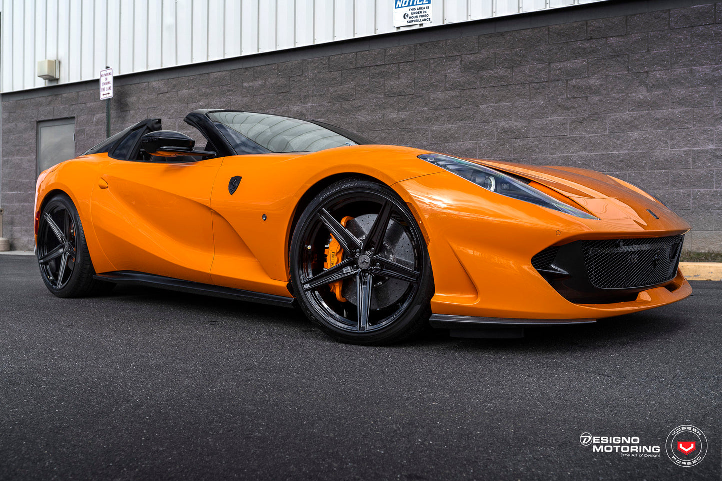 Vossen M-X5 Wheel Set for Ferrari 812 Superfast - 21 Inch - Gloss Black