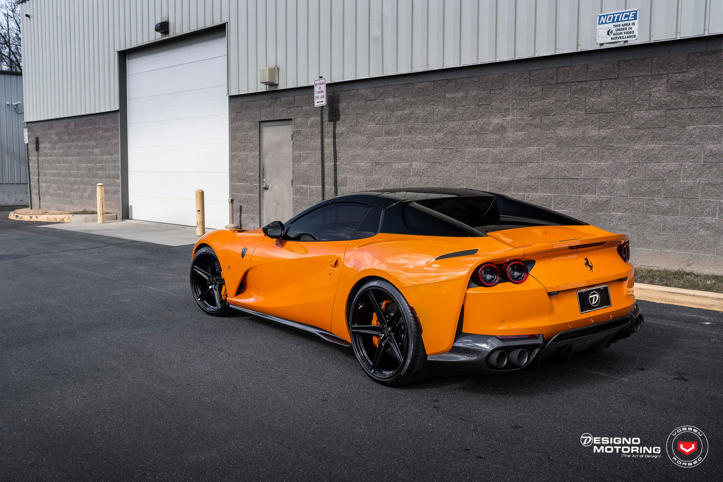 Vossen M-X5 Wheel Set for Ferrari 812 Superfast - 21 Inch - Gloss Black