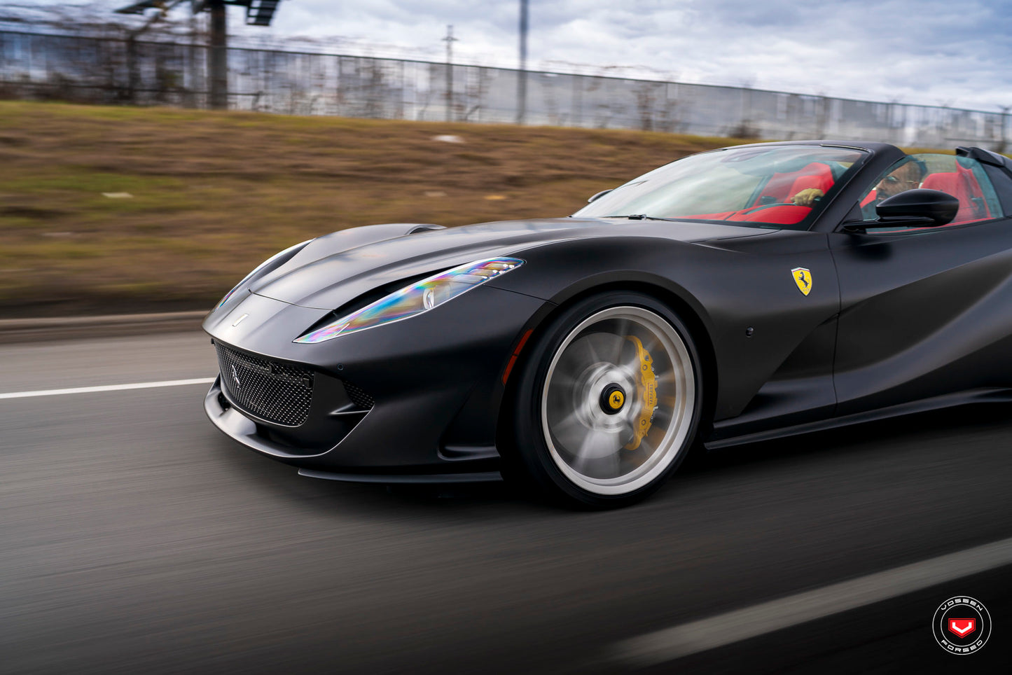 Vossen NF10 Wheel Set for Ferrari 812 Superfast - 21 Inch - Matte Clear