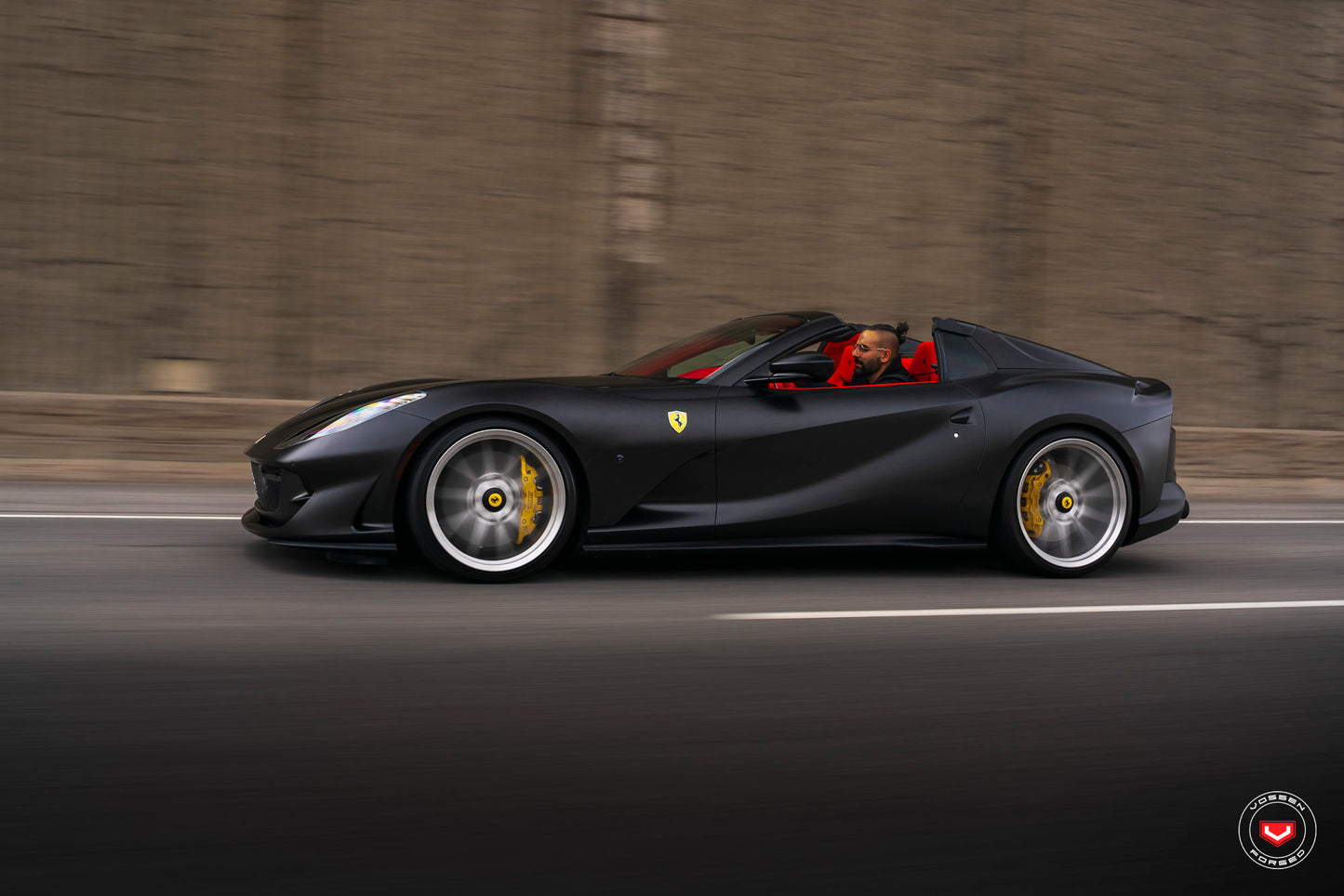 Vossen NF10 Wheel Set for Ferrari 812 Superfast - 21 Inch - Matte Clear