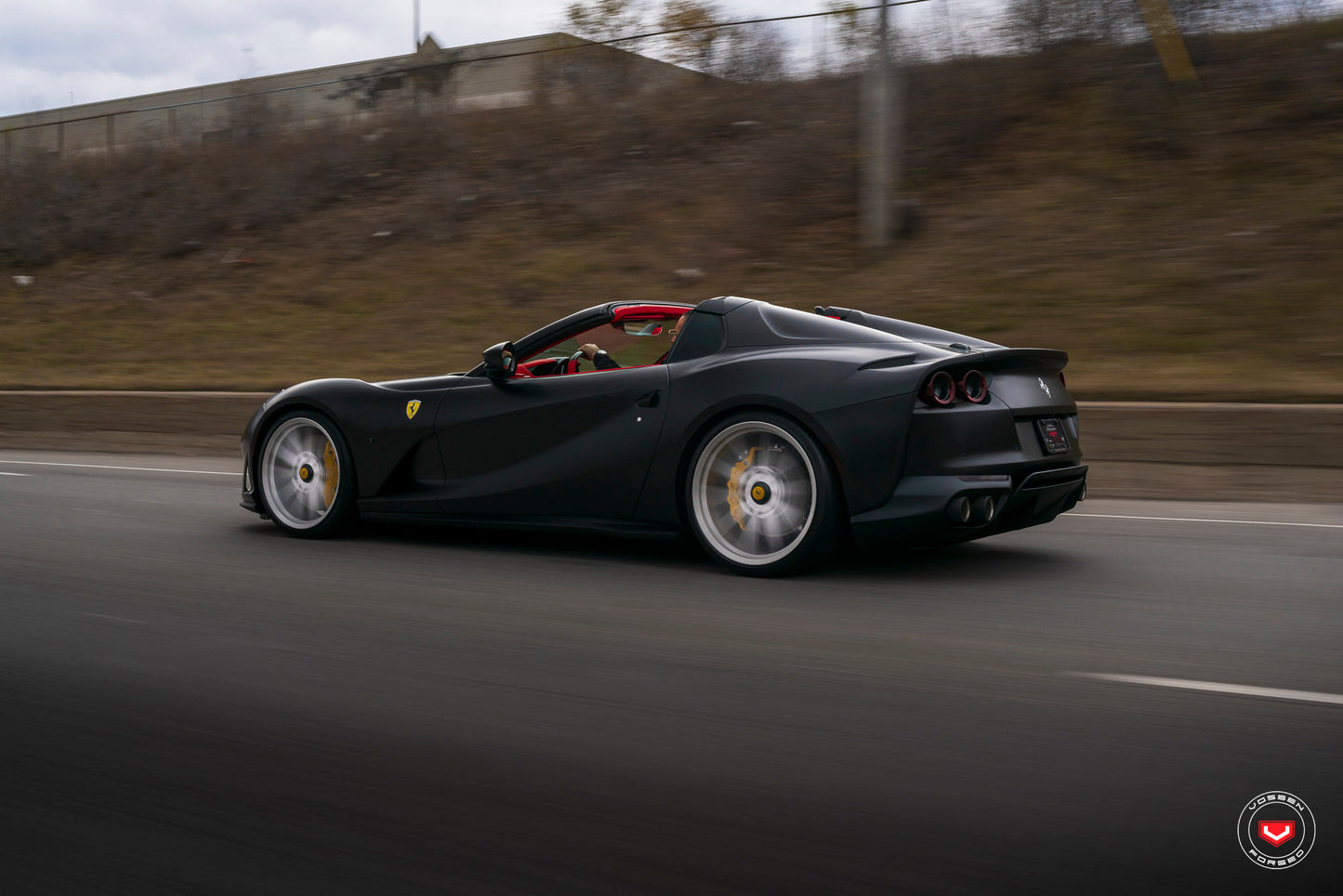 Vossen NF10 Wheel Set for Ferrari 812 Superfast - 21 Inch - Matte Clear