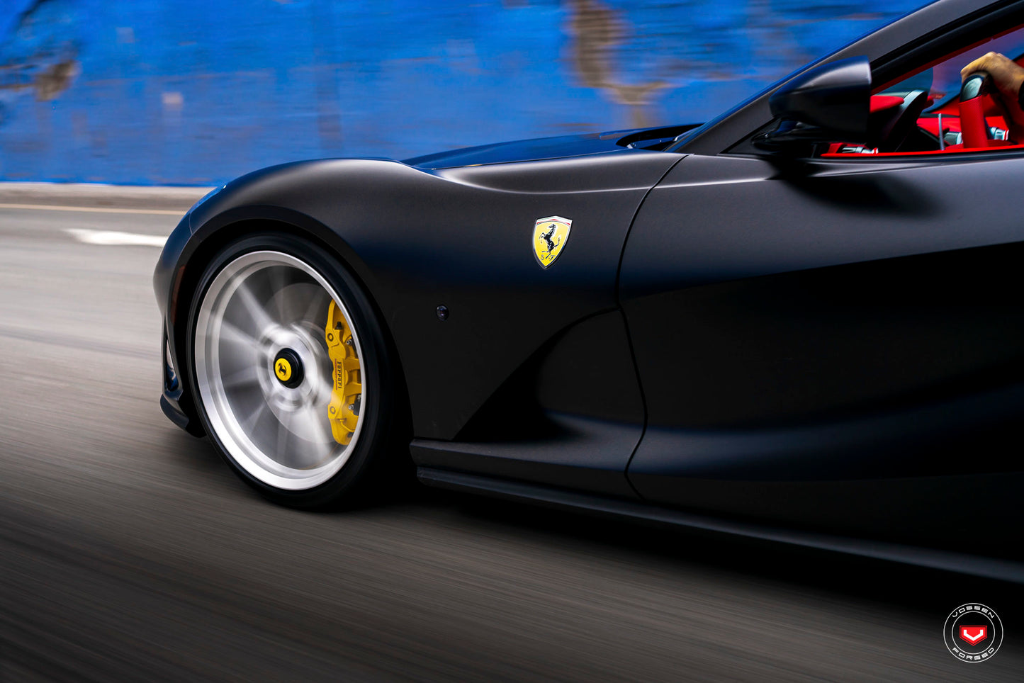 Vossen NF10 Wheel Set for Ferrari 812 Superfast - 21 Inch - Matte Clear