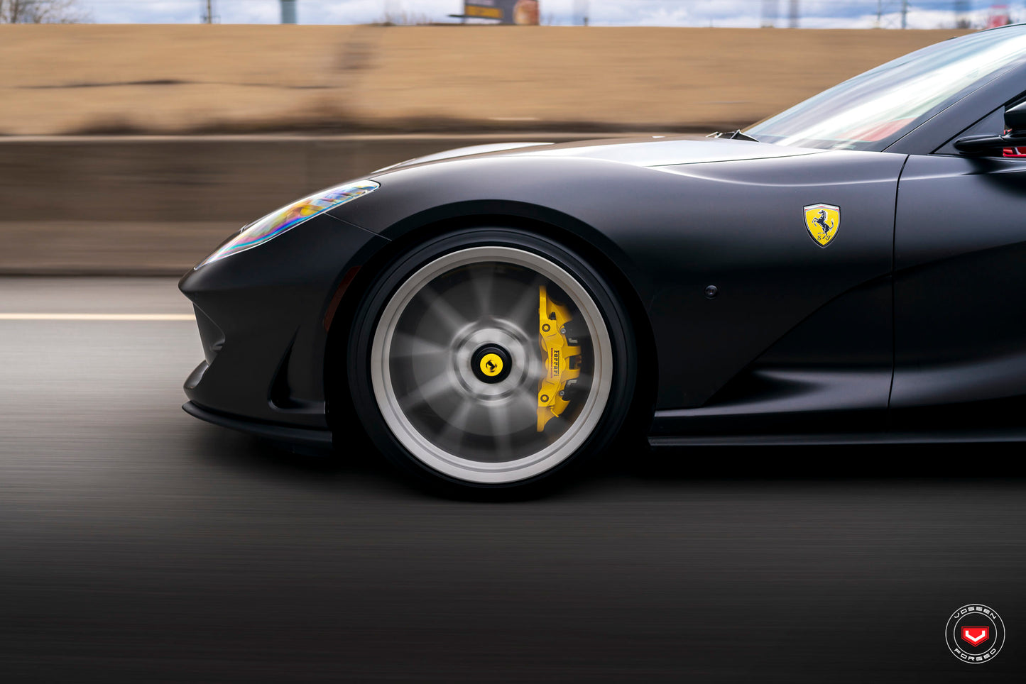 Vossen NF10 Wheel Set for Ferrari 812 Superfast - 21 Inch - Matte Clear