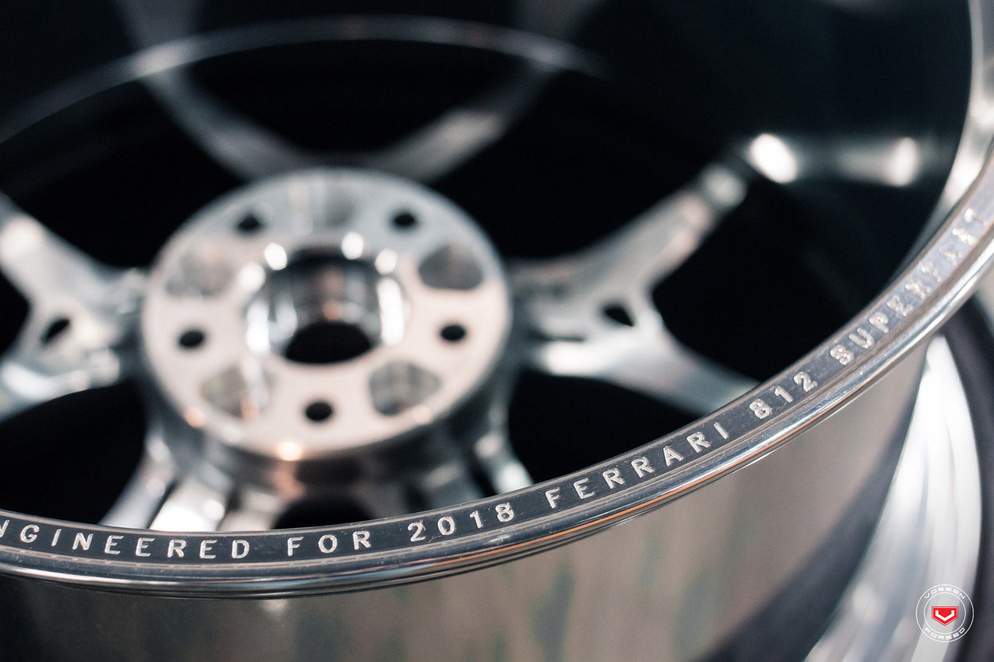 Vossen S21-01 Wheel Set for Ferrari 812 Superfast - 21 Inch - Gloss Clear