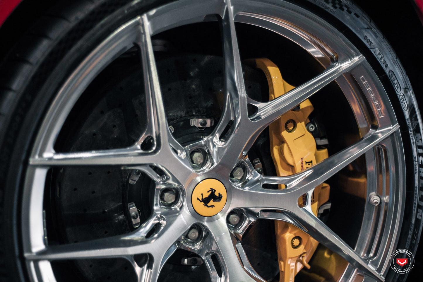 Vossen S21-01 Wheel Set for Ferrari 812 Superfast - 21 Inch - Gloss Clear
