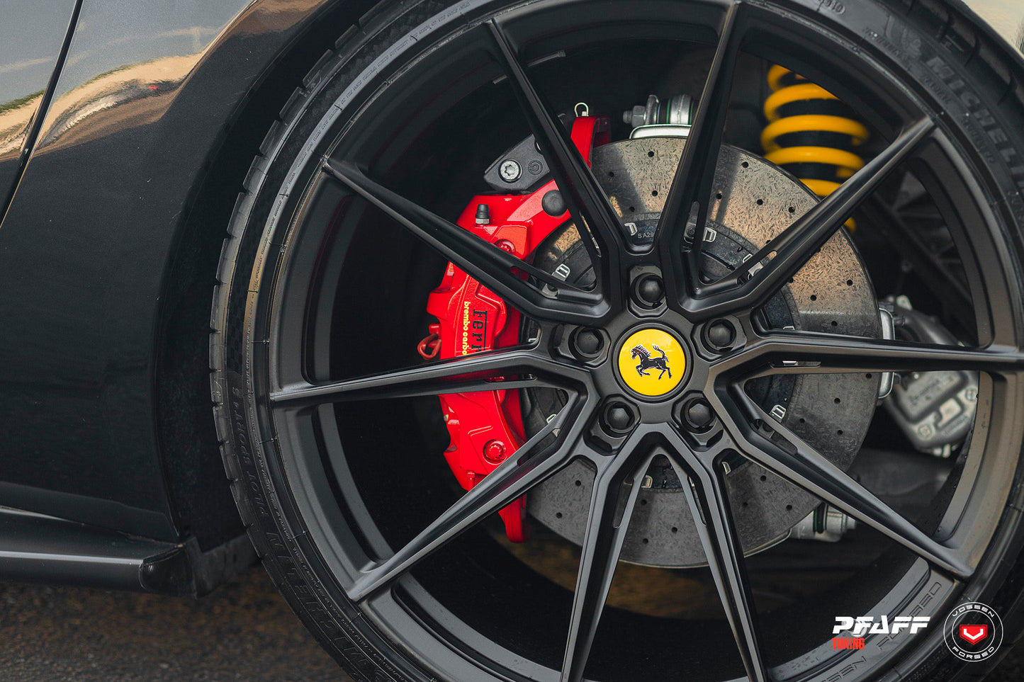 Vossen EVO-2R Wheel Set for Ferrari 812 Superfast - 21 Inch - Satin Black