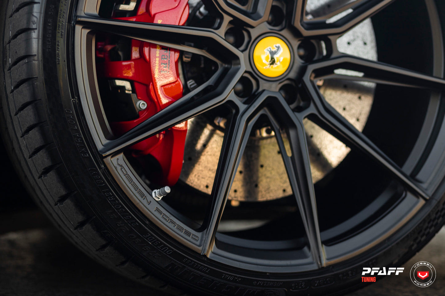 Vossen EVO-2R Wheel Set for Ferrari 812 Superfast - 21 Inch - Satin Black