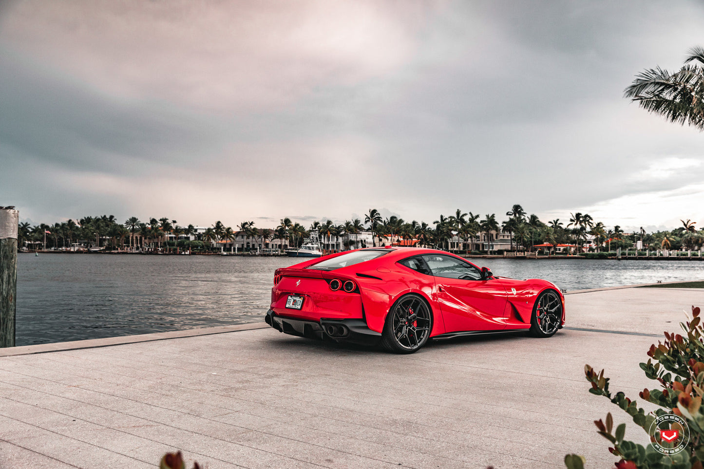 Vossen EVO-4 Wheel Set for Ferrari 812 Superfast - 21 Inch - Gloss Black