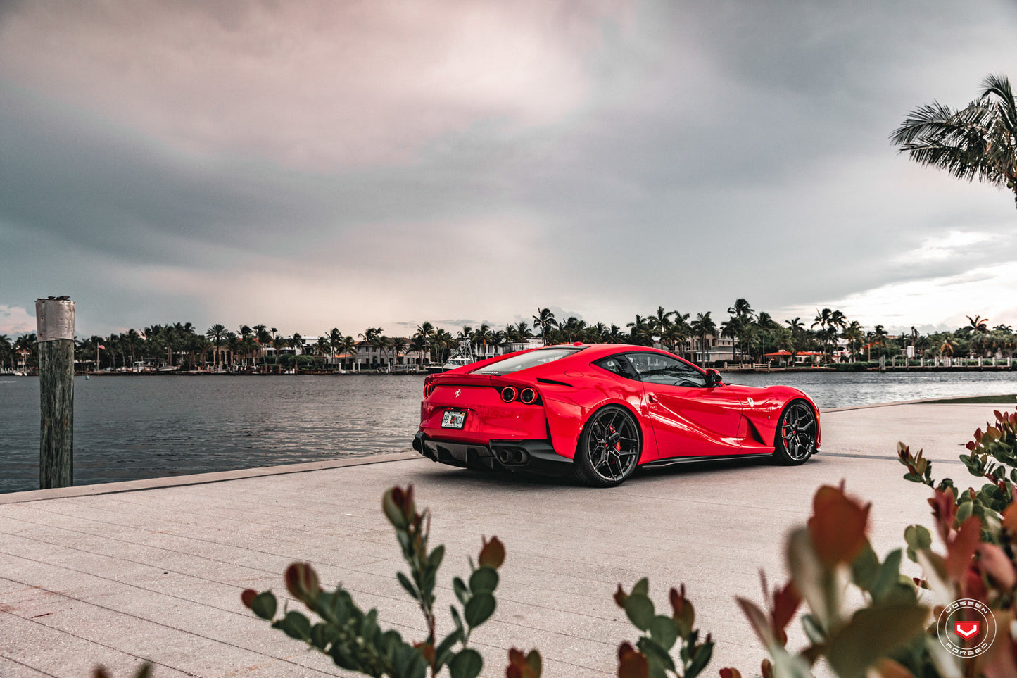 Vossen EVO-4 Wheel Set for Ferrari 812 Superfast - 21 Inch - Gloss Black