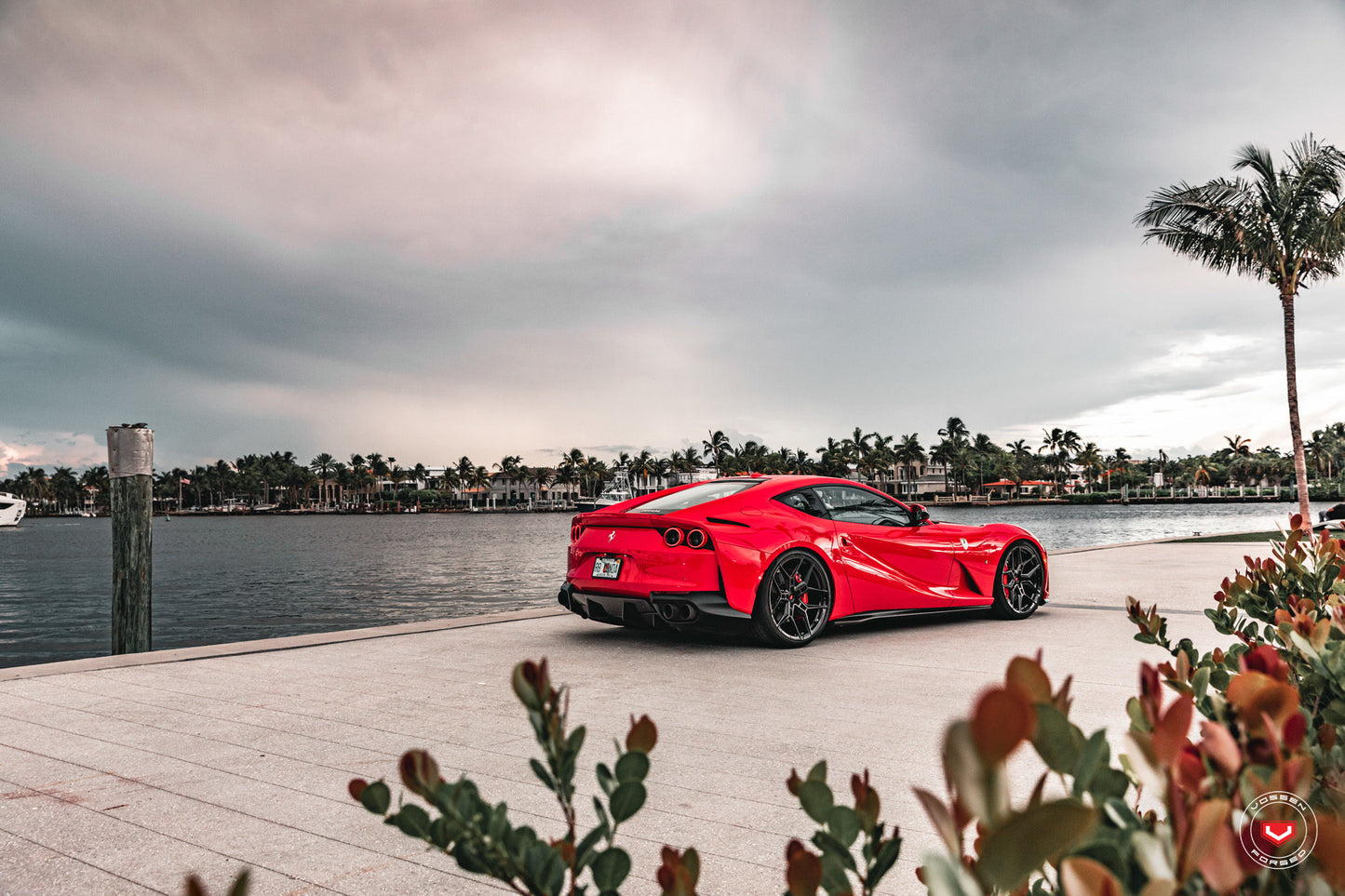 Vossen EVO-4 Wheel Set for Ferrari 812 Superfast - 21 Inch - Gloss Black