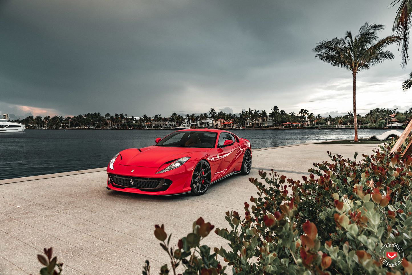 Vossen EVO-4 Wheel Set for Ferrari 812 Superfast - 21 Inch - Gloss Black