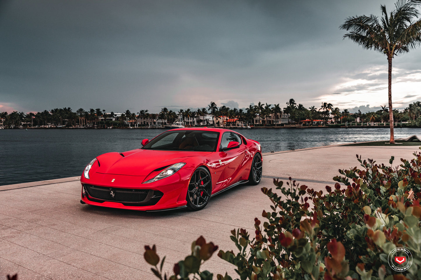 Vossen EVO-4 Wheel Set for Ferrari 812 Superfast - 21 Inch - Gloss Black