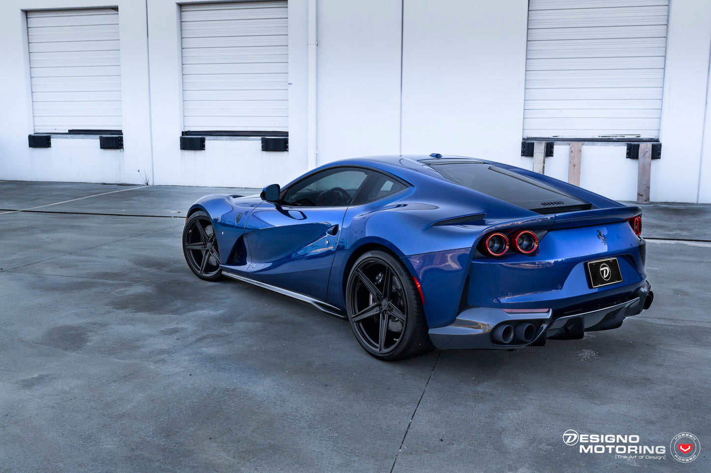Vossen M-X5 Wheel Set for Ferrari 812 Superfast - 21 Inch - Satin Black