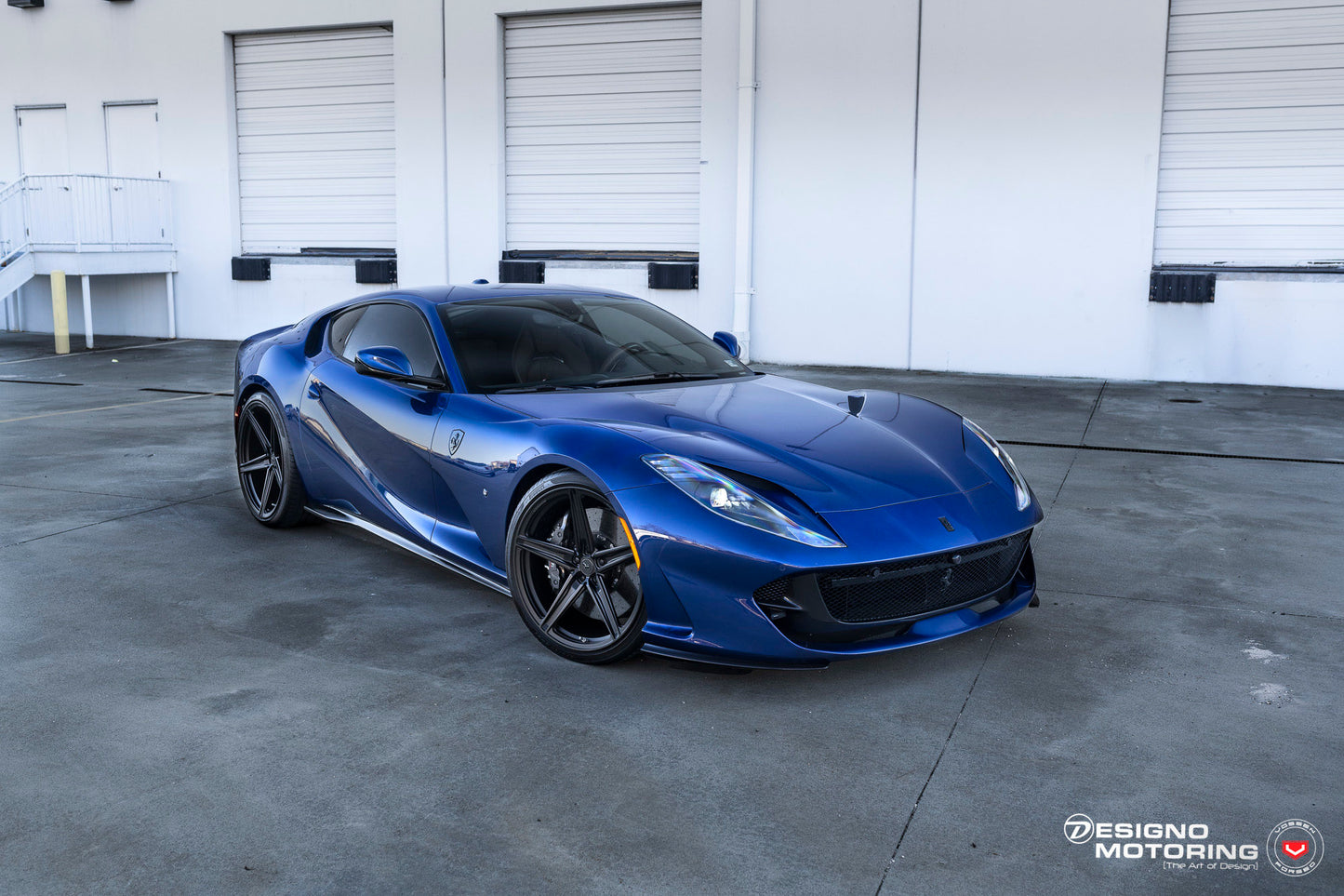 Vossen M-X5 Wheel Set for Ferrari 812 Superfast - 21 Inch - Satin Black