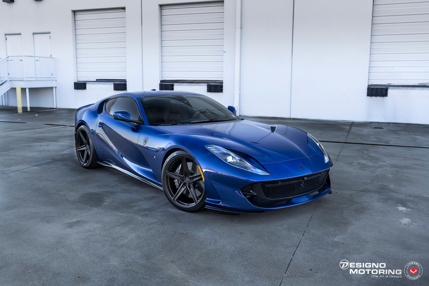 Vossen M-X5 Wheel Set for Ferrari 812 Superfast - 21 Inch - Satin Black