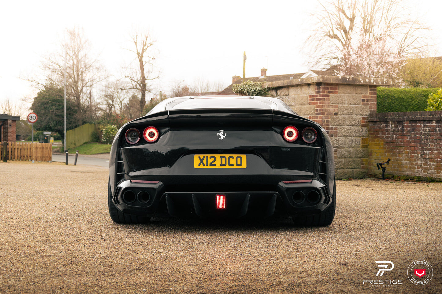 Vossen NF10 Wheel Set for Ferrari 812 Superfast - 21 Inch - Satin Black