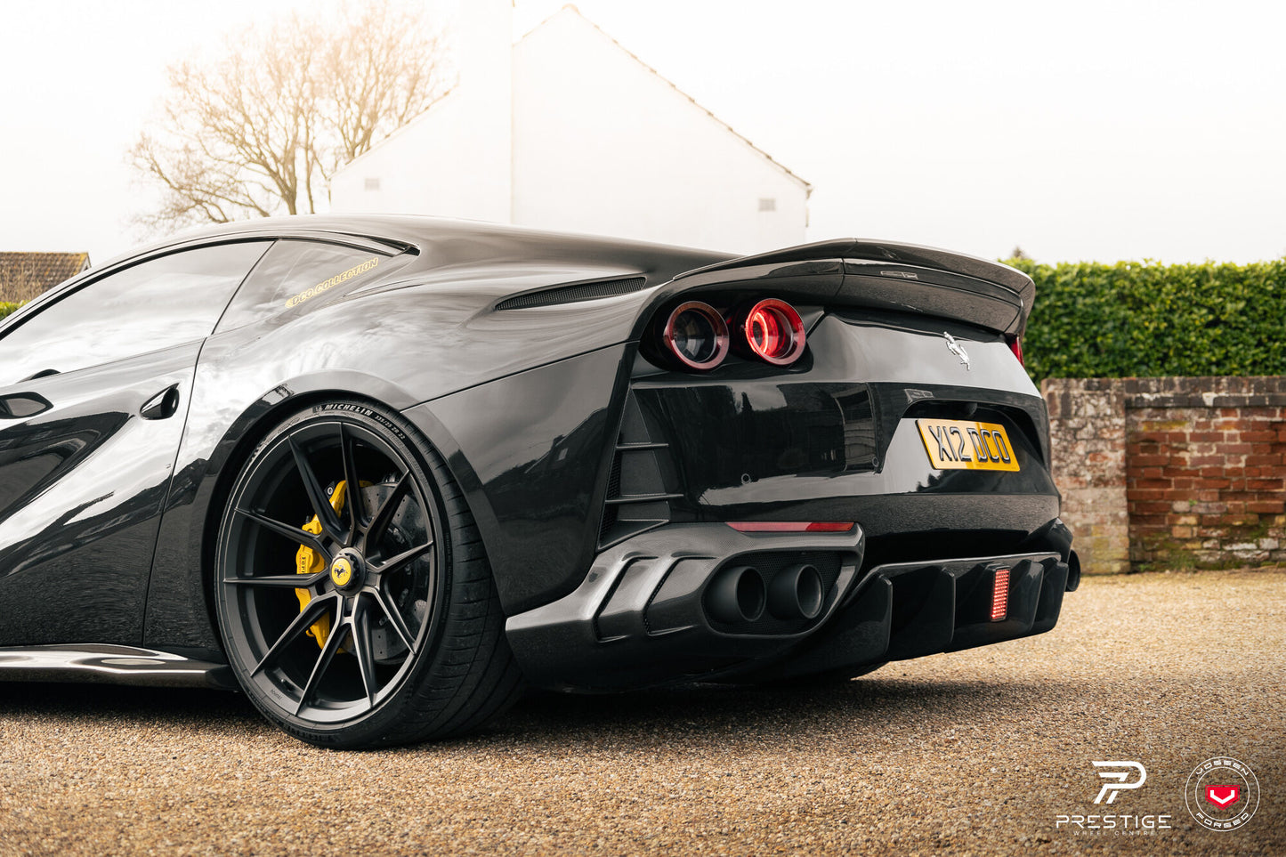 Vossen NF10 Wheel Set for Ferrari 812 Superfast - 21 Inch - Satin Black
