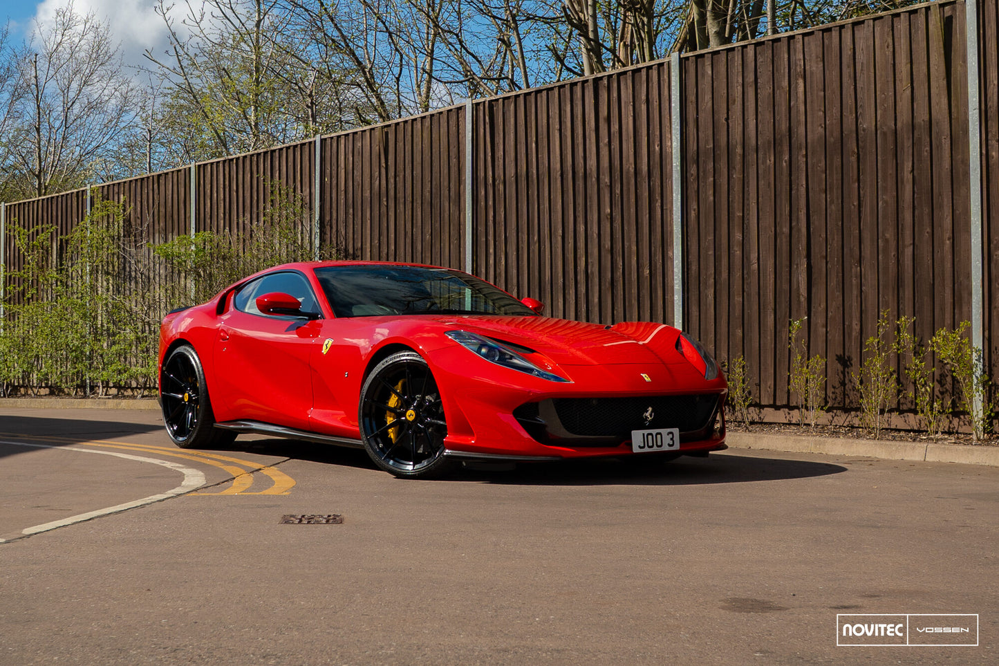 Vossen NF10 Wheel Set for Ferrari 812 Superfast - 21 Inch - Gloss Black