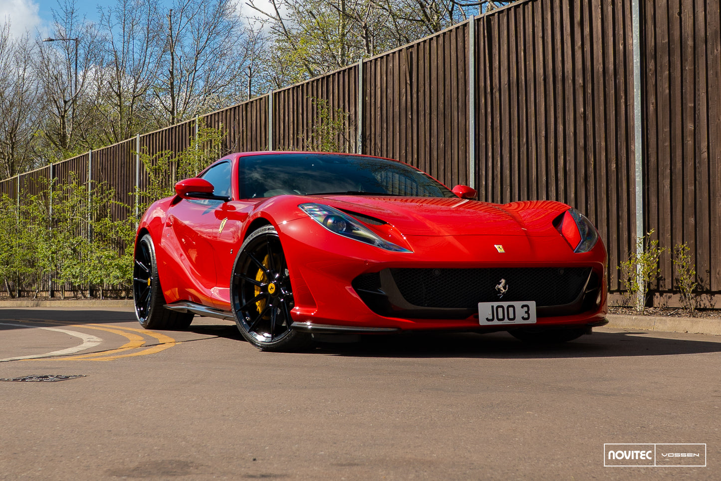 Vossen NF10 Wheel Set for Ferrari 812 Superfast - 21 Inch - Gloss Black