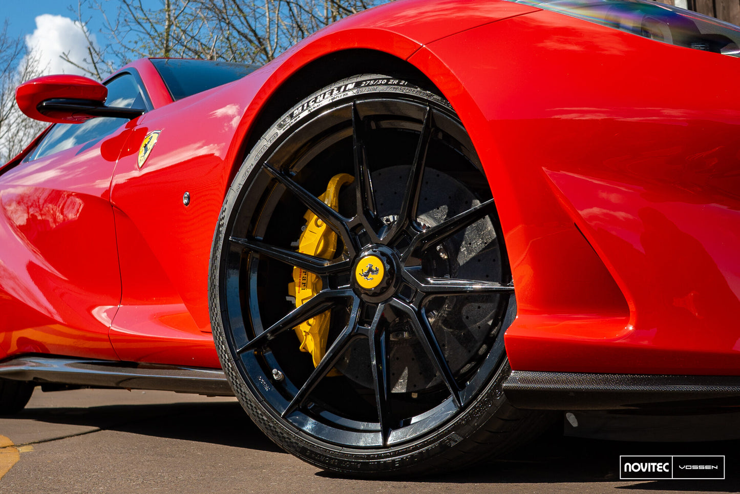 Vossen NF10 Wheel Set for Ferrari 812 Superfast - 21 Inch - Gloss Black