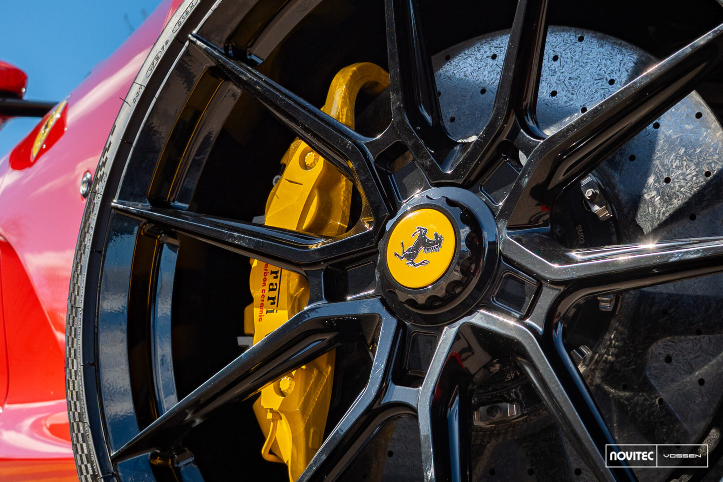 Vossen NF10 Wheel Set for Ferrari 812 Superfast - 21 Inch - Gloss Black