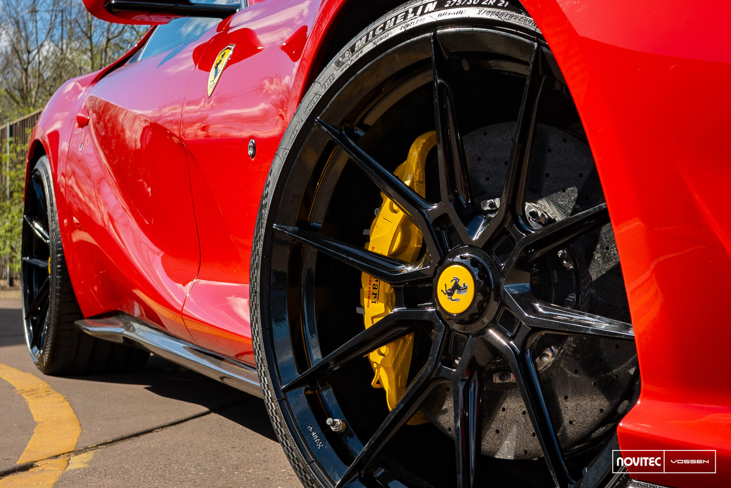 Vossen NF10 Wheel Set for Ferrari 812 Superfast - 21 Inch - Gloss Black