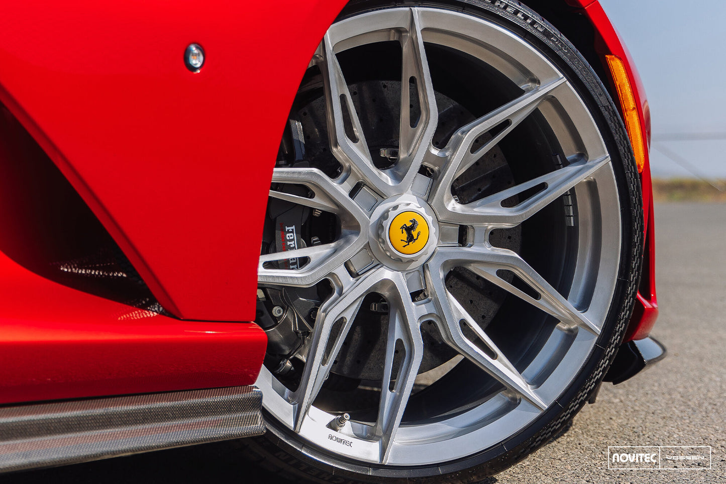 Vossen NF11 Wheel Set for Ferrari 812 Superfast - 21 Inch - Gloss Clear